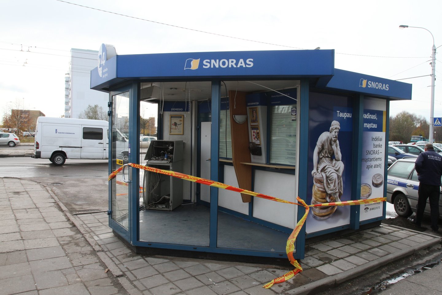 2010 m. buvo bankomatų plėšimo visoje Lietuvoje metai.<br> M.Patašiaus archyvinė nuotr.