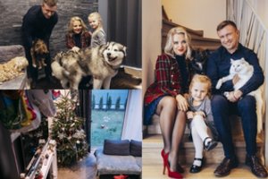 Tik „Stiliui“: Žvilgsnis į naujus Mariaus ir Renatos Jampolskių namus: „Svarbiausia – mano moteris laiminga“