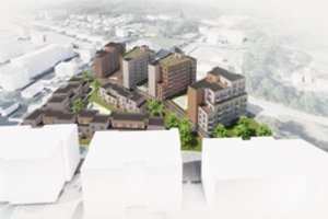 Verslininkai išradingi: nedidelėje Vilniaus teritorijoje įspraus 7 daugiabučius