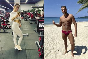 Asmenukėse – spindinti nėštukė Ilka Adams ir nepriekaištingas Žilvino Trato kūnas