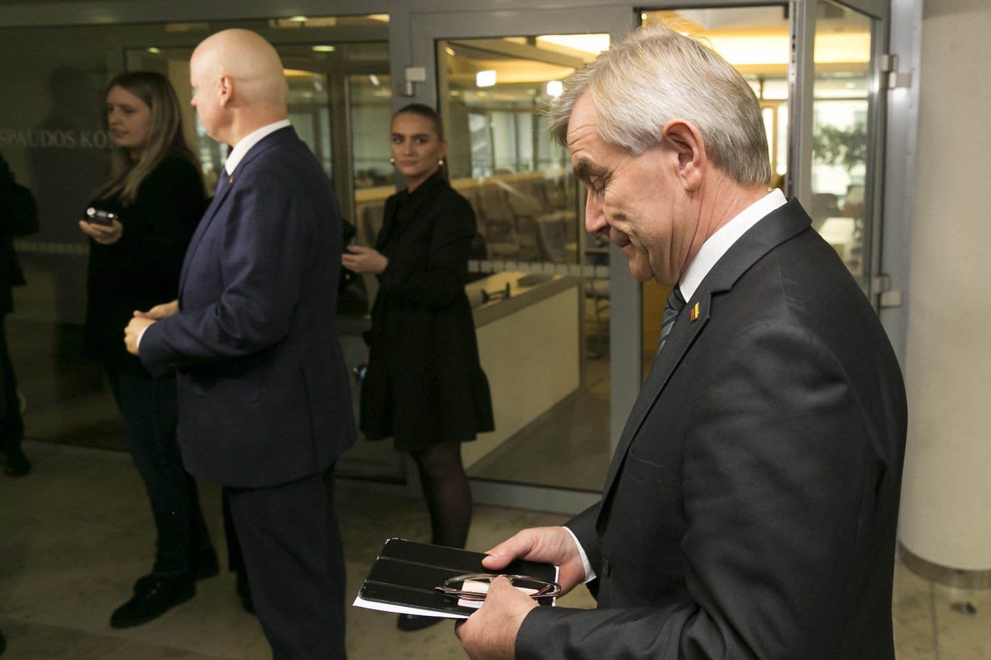 Saulius Skvernelis Viktoras Pranckietis<br>T.Bauro nuotr.