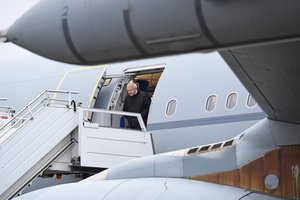 Jungtinės Karalystės premjeras B. Johnsonas atvyko į Estiją aplankyti britų karių