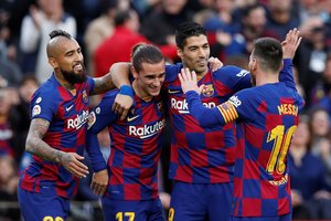 „Barcelona“ vėl tapo Ispanijos lygos vienvalde lydere