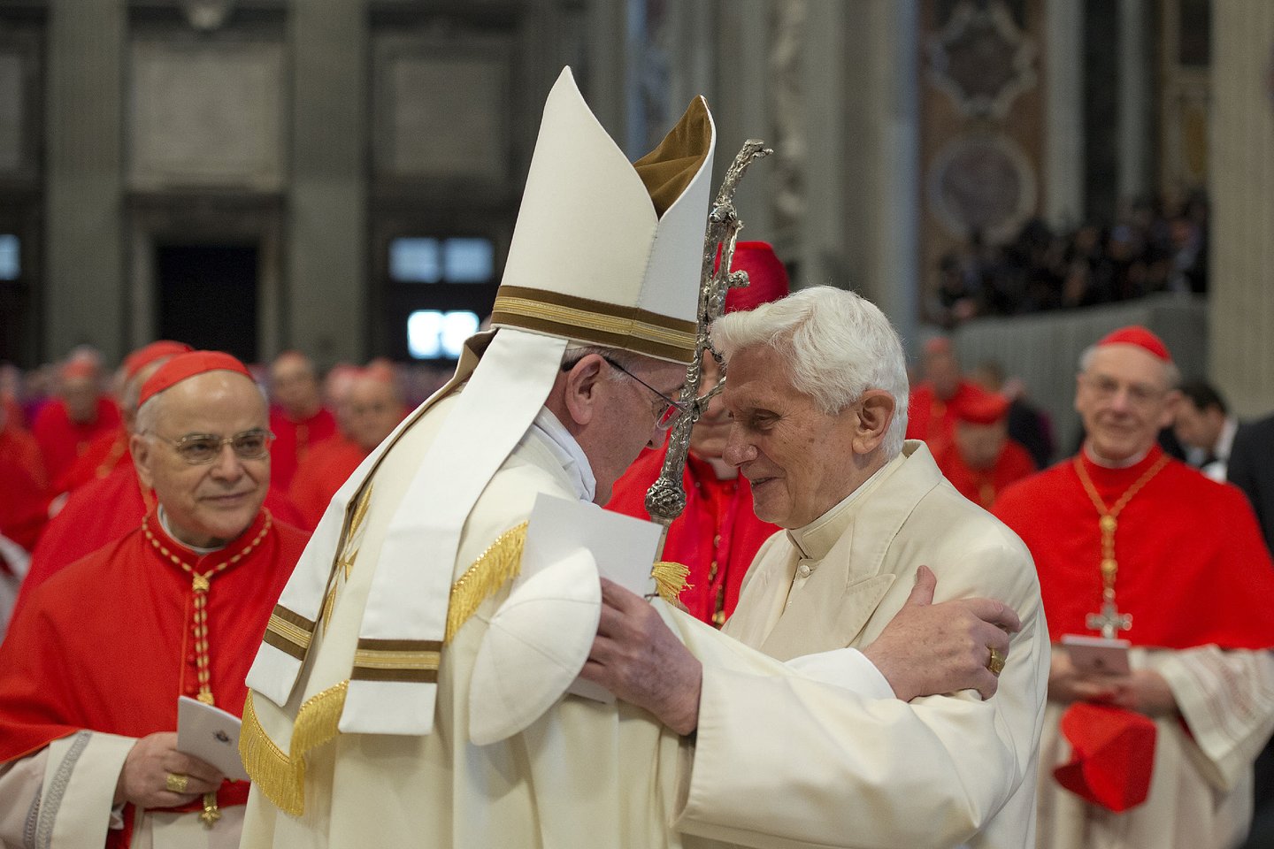  2013 m. iš Šventojo Sosto pasitraukė popiežius Benediktas XVI. Jį pakeitė popiežius Pranciškus, kuris Romos katalikų bažnyčią padarė atviresnę pasauliui.<br> Reuters/Scanpix nuotr.