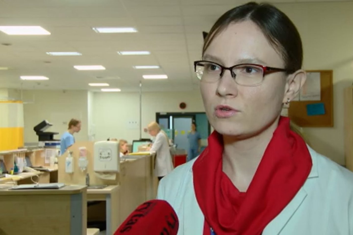 Kauno klinikų skubiosios medicinos gydytoja Ieva Paliokaitė.<br>„Lietuvos ryto“ televizijos nuotr.