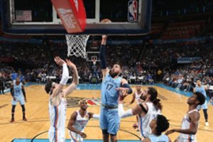 J. Valančiūnas rezultatyviu žaidimu vedė „Grizzlies“ į pergalę Oklahomoje