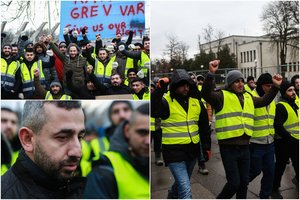 Kauno stadiono rekonstrukcija paralyžiuota: streikuojantys turkų statybininkai išėjo į gatves