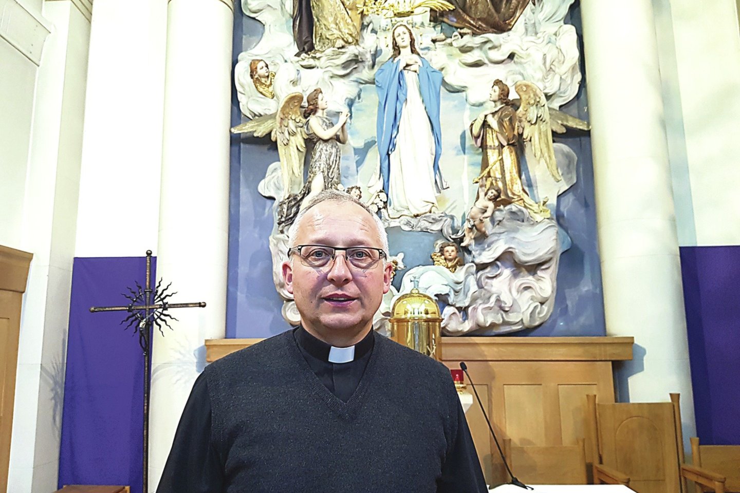 Lietuvis P.Tverijonas į Jungtinę Karalystę tarnauti buvo paskirtas 1999 m.<br>G.Kanapkos nuotr.