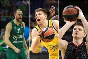 Eurolygos lietuviai: vokiečių siaubas A. Milaknis, R. Giedraičio motyvacija ir A. Gudaičio tritaškis