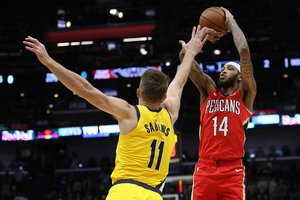 Istoriniame NBA mače – galingas D. Sabonio dvigubas dviženklis