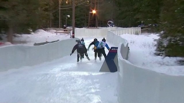 Austrijoje surengtas pirmas pasaulio ledo kroso čempionato etapas