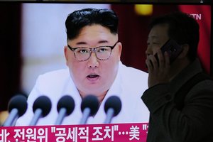 Šiaurės Korėjos lyderis Kim Jong Unas ragina imtis „karinių atsakomųjų priemonių“