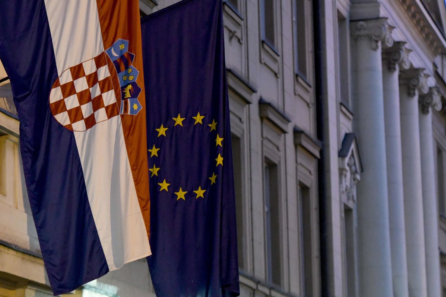  Pirmininkavimą ES Tarybai perima Kroatija.<br> AFP/Scanpix nuotr.