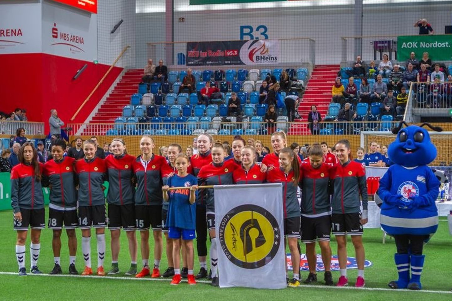 Lietuvos čempionės ketvirtąjį kartą sulaukė kvietimo dalyvauti prestižiniame uždarų patalpų turnyre Vokietijoje „AOK Turbine Hallencup 2020“.<br> fkgintra.lt nuotr.