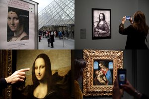Luvre stengiamasi įminti Leonardo da Vinci kodą: kūriniuose paliko po mįslę