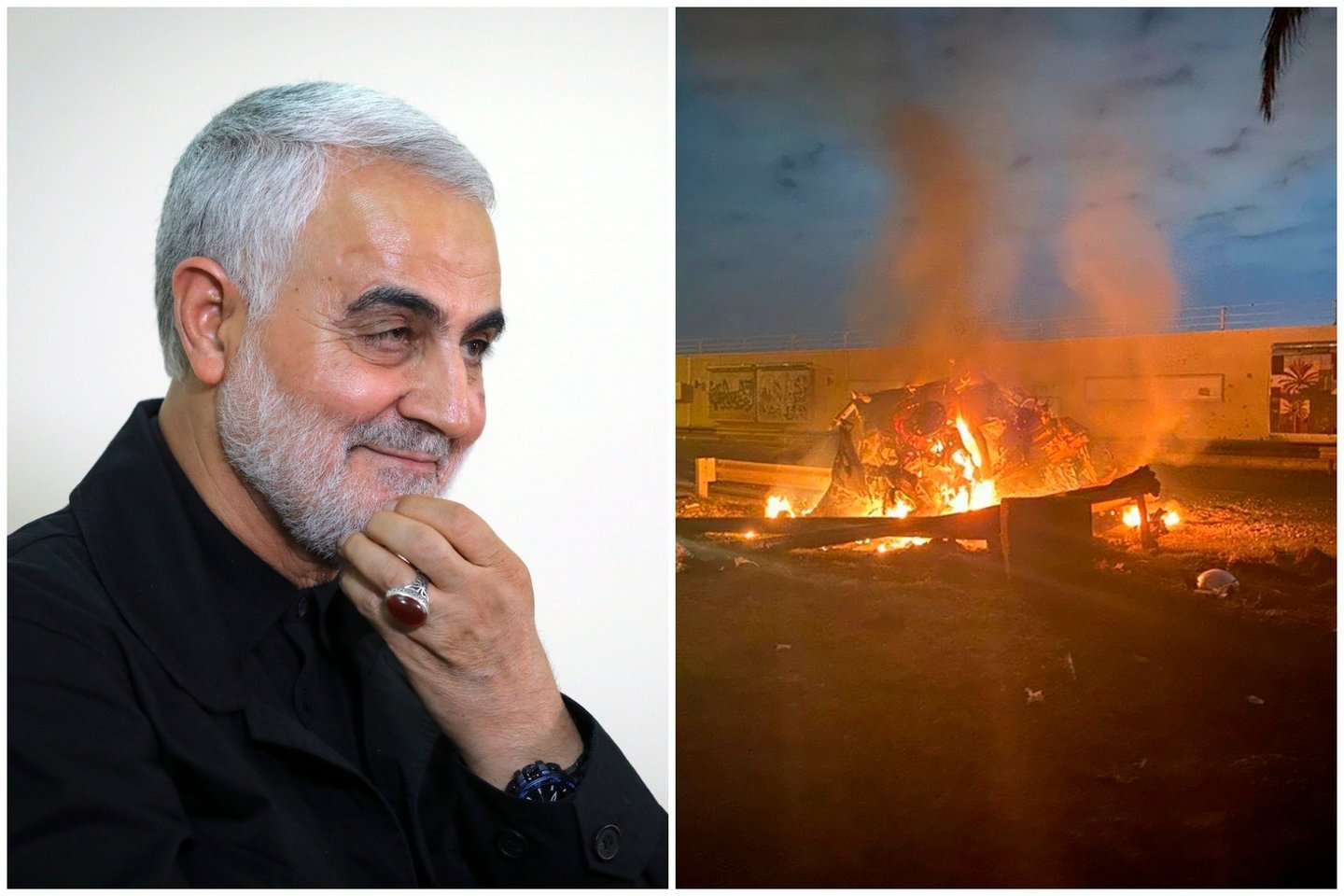 Per JAV smūgį nukautas Irano sukarintų pajėgų vadas Q.Soleimani.