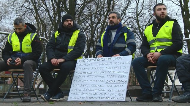 Dėl statybininkų iš Turkijos streikų Kauno valdžia kreipėsi į ambasadą
