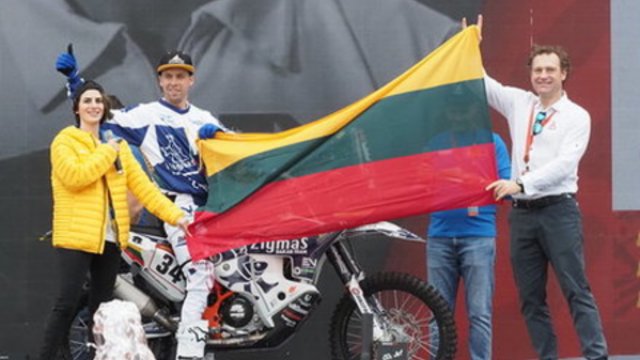 A. Gelažninkas apie Dakaro podiumą: „Lietuvių sirgalių čia pilna“