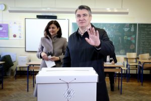 Kroatijos prezidento rinkimus laimėjo buvęs premjeras Z. Milanovičius