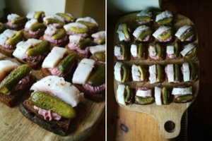 Vieno kąsnio sumuštiniai su silke – greitai paruošiama tobula užkandėlė 