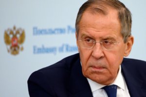 Sakartvelo opozicija ragina neleisti S. Lavrovui dalyvauti ET posėdyje Tbilisyje