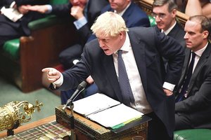 Laikas tiksi: B. Johnsonas skuba užsitikrinti paramą „Brexit“ sutarčiai