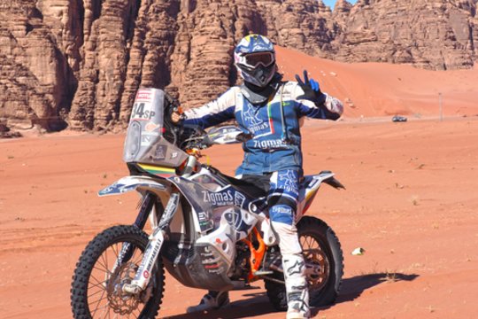 A. Gelažninkas finišą pasiekė sutinusia koja, bet patenkintas skaičiavo aplenktus varžovus 