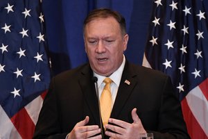 M. Pompeo: D. Trumpas sprendimą dėl smūgio Bagdade priėmė remdamasis žvalgybos duomenimis