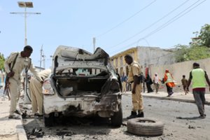 Prie Somalio parlamento nugriaudėjus sprogimui žuvo mažiausiai 4 žmonės