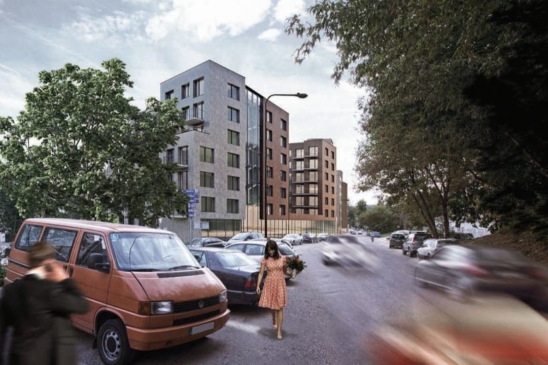 Statytojų akibrokštas: kaimynų paspausti sumažino namo aukštį, bet padaugino butų