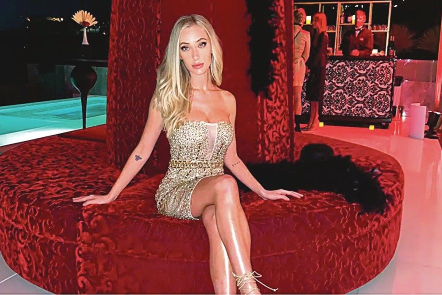 K.Ward išgarsėjo – jos paramos vajus sulaukė milžiniško dėmesio.<br>„Twitter“ nuotr.