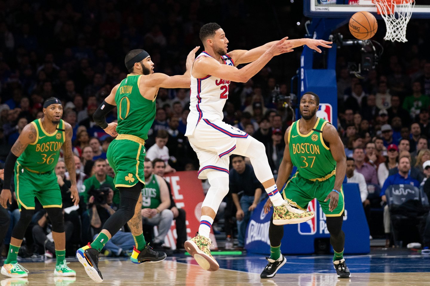 "76ers" ekipos narys Benas Simmonsas