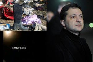 Iranui pripažinus, kad numušė Ukrainos lainerį, sureagavo V. Zelenskis ir Kanada