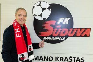 Naujasis „Sūduvos“ vedlys H. Pfeifenbergeris savo planus atskleis Vilniuje