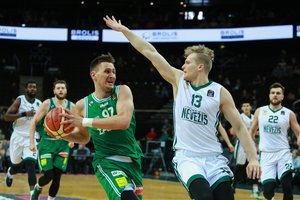 Prieš dvigubą Eurolygos savaitę „Žalgiris“ sulaukė be trenerio likusio „Nevėžio“ iššūkio