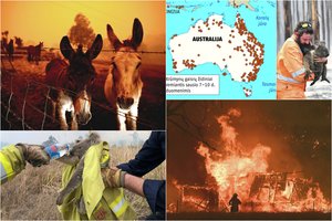 Pasaulis stebi su siaubu katastrofą Australijoje, į ją pakliuvo ir lietuviai: pragaras – arčiau nei atrodo