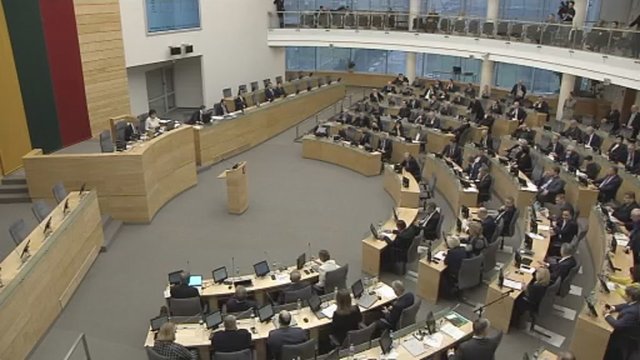 Atmesti prezidento veto Seimui pritrūko vos vieno balso