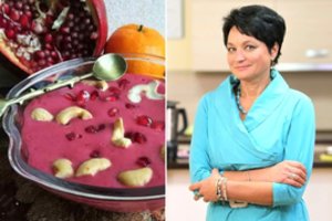 Sveikas ir gardus šaldytų braškių desertas pagal Ritą Šilenskienę