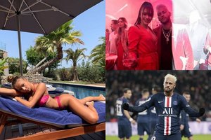 Po išžaginimo skandalo futbolo žvaigždė Neymaras slapta susitikinėja su įspūdinga rusaite