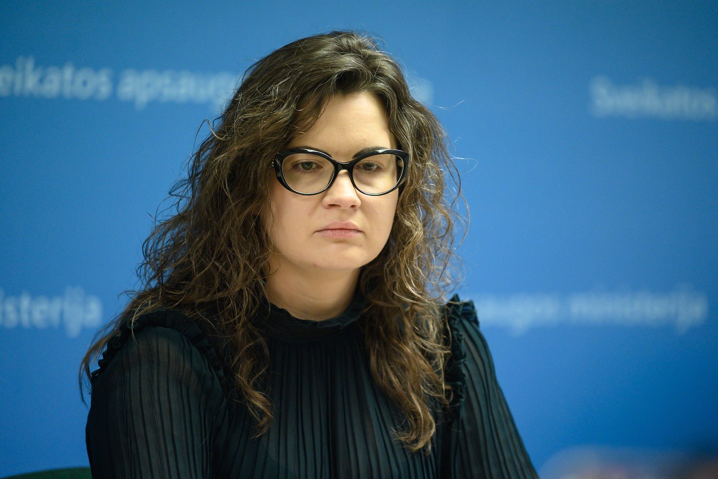 Sveikatos apsaugos ministro Aurelijaus Verygos patarėja Lina Bušinskaitė.<br>V.Skaraičio nuotr.