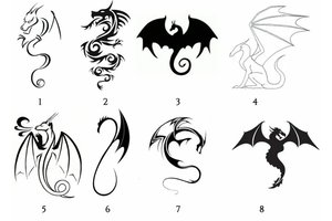 Pasirinkite drakoną: jis parodys tai, kas jumyse nematoma