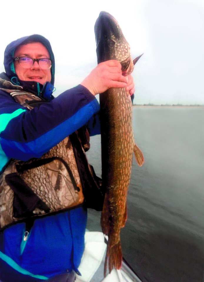 M.Jampolskis yra sugavęs beveik 6 kg lydeką.<br>Asmeninio archyvo nuotr.
