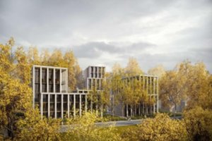 Ekspertai pateikė pastabas Vilniuje kilsiančio ypatingo daugiabučio architektams