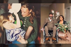 Kad mirštantis tėtis galėtų atvesti ją prie altoriaus, nuotaka padarė neįtikėtiną dalyką