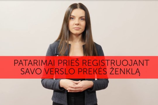 Prekės ženklo registracija: paaiškino, kaip tai reikia padaryti