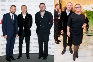 Prabangos prekių tinklo „Du broliai“ įkūrėją V. Jankauską sūnūs lydi ir gyvenime, ir versle