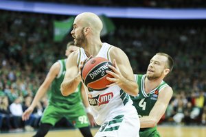 Išprotėjusį tempą pasiūlęs „Žalgiris“ jo neišlaikė: „Panathinaikos“ pergalę nugriebė vos vos
