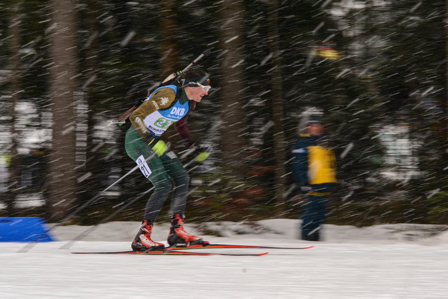 Lietuvos vyrų biatlono rinktinė pasaulio taurės etapo estafetėje užėmė 14-ąją vietą. <br> A.Ivanovo nuotr.