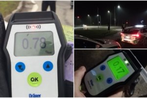 Reido Kaune ir jo apylinkėse rezultatai – trys neblaivūs vairuotojai ir net 400 greičio viršijimo atvejų