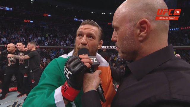 Po pertraukos į ringą grįžęs C. McGregoras pasirodė įspūdingai: užteko vos 40 sekundžių